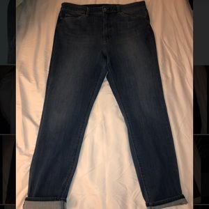 Uniqlo dark wash Slim Denim 34 x 30